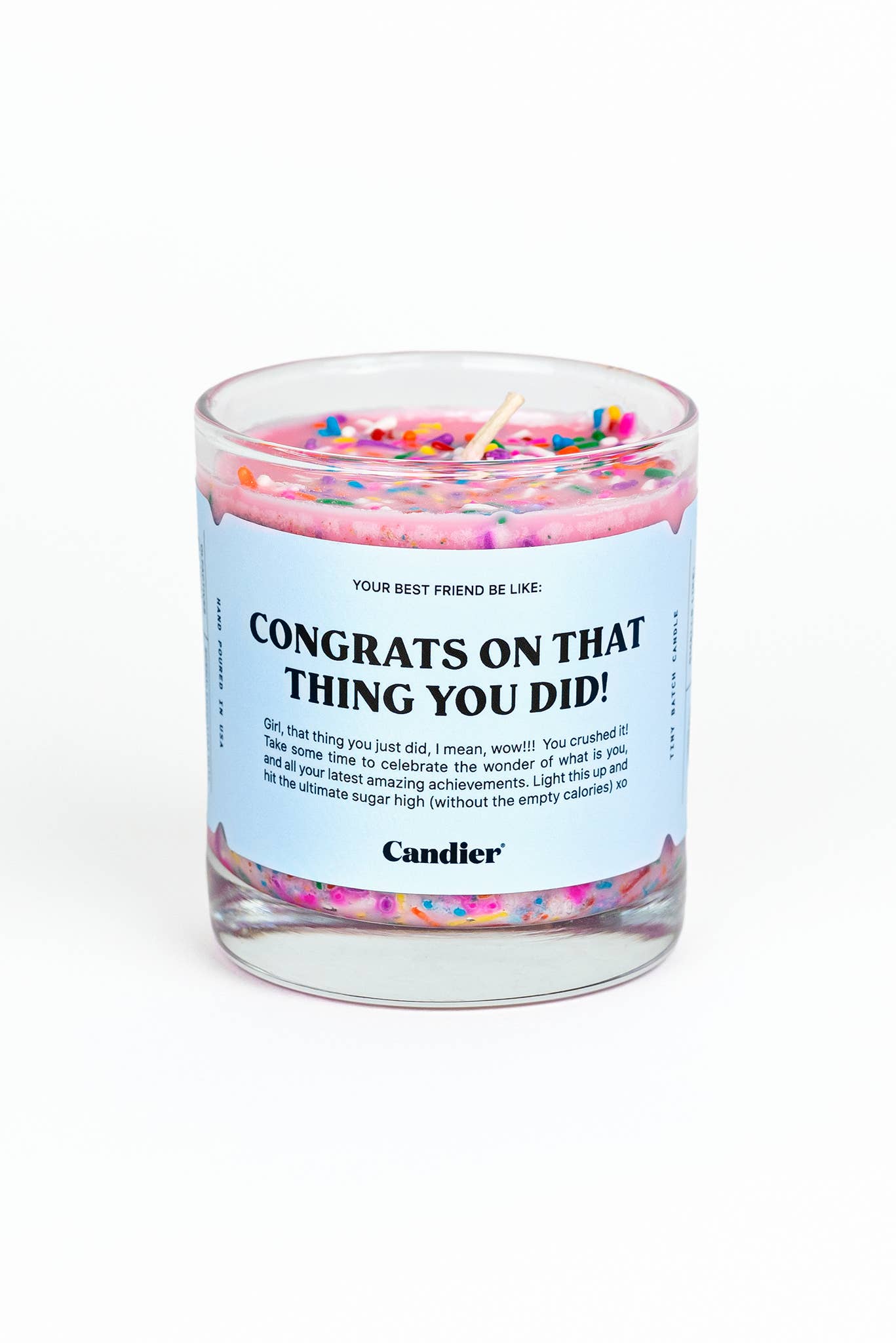 "Congrats on that Thing You Did" Candle