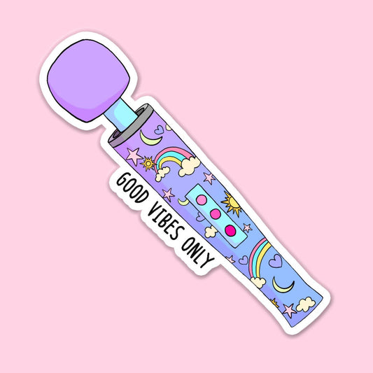 "Good Vibes Only" Sticker