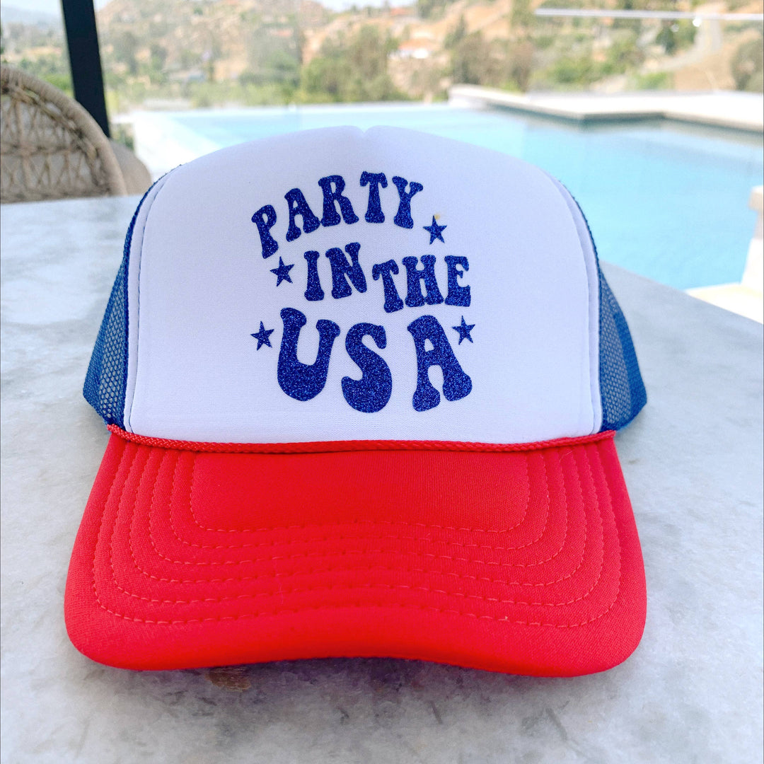 "Party In The USA" Trucker Hat