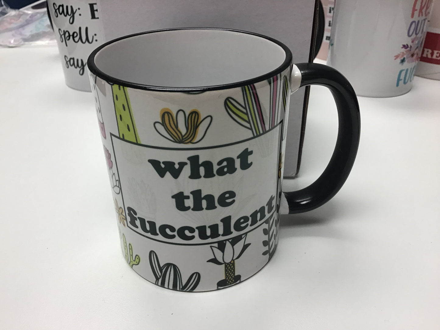 What The Fucculent Ceramic Mug