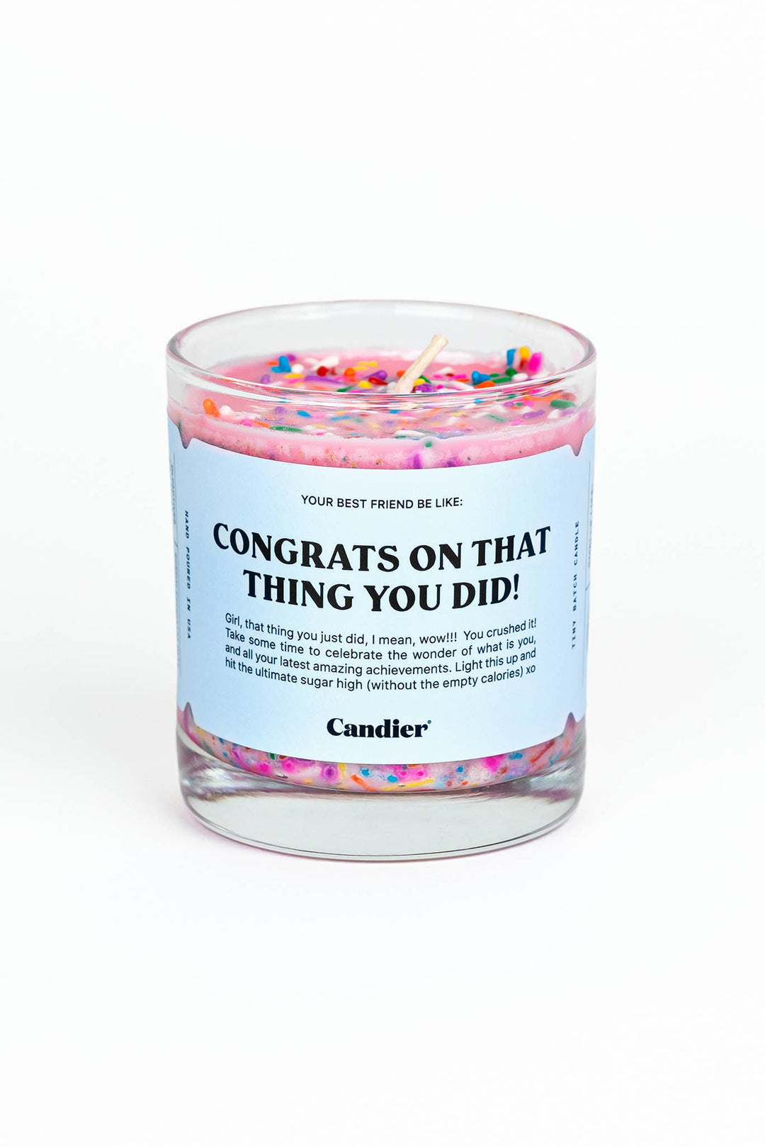 "Congrats on that Thing You Did" Candle