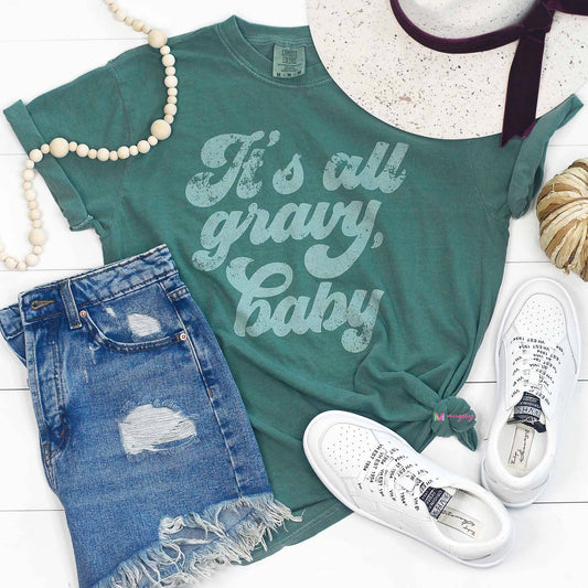 It's All Gravy Baby Funny Fall Thanksgiving Shirt