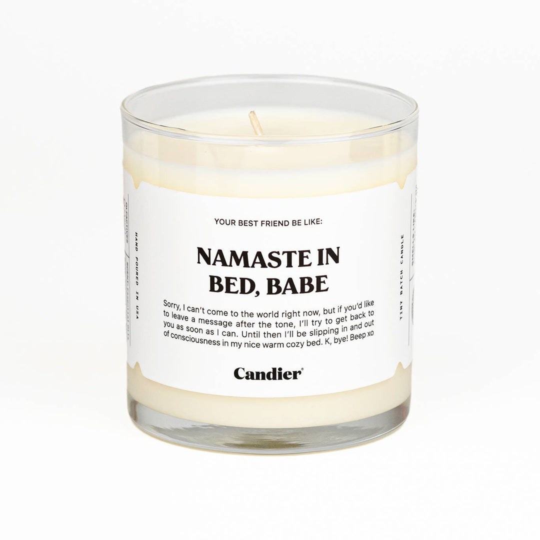 "Namaste in Bed" Candle