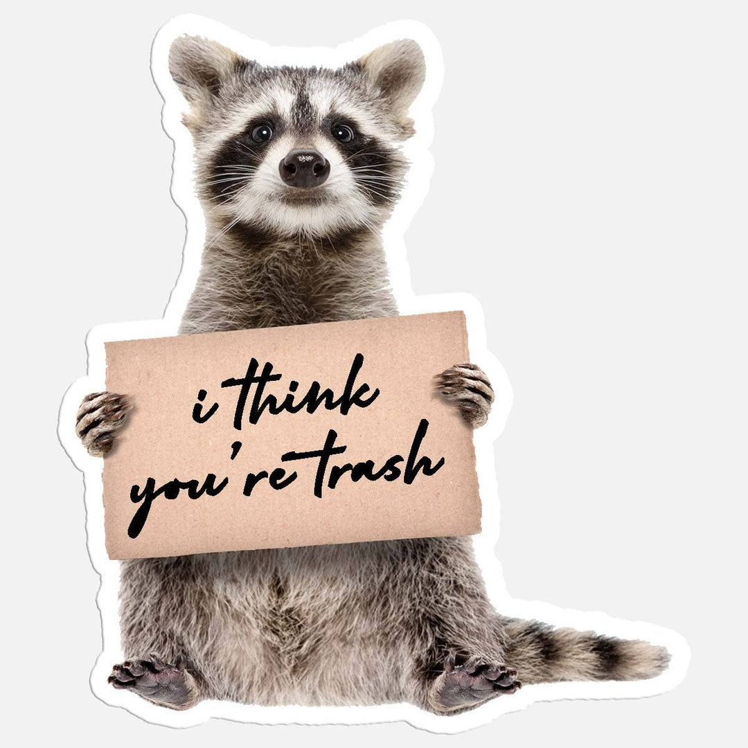 "I Think You're Trash" Sticker