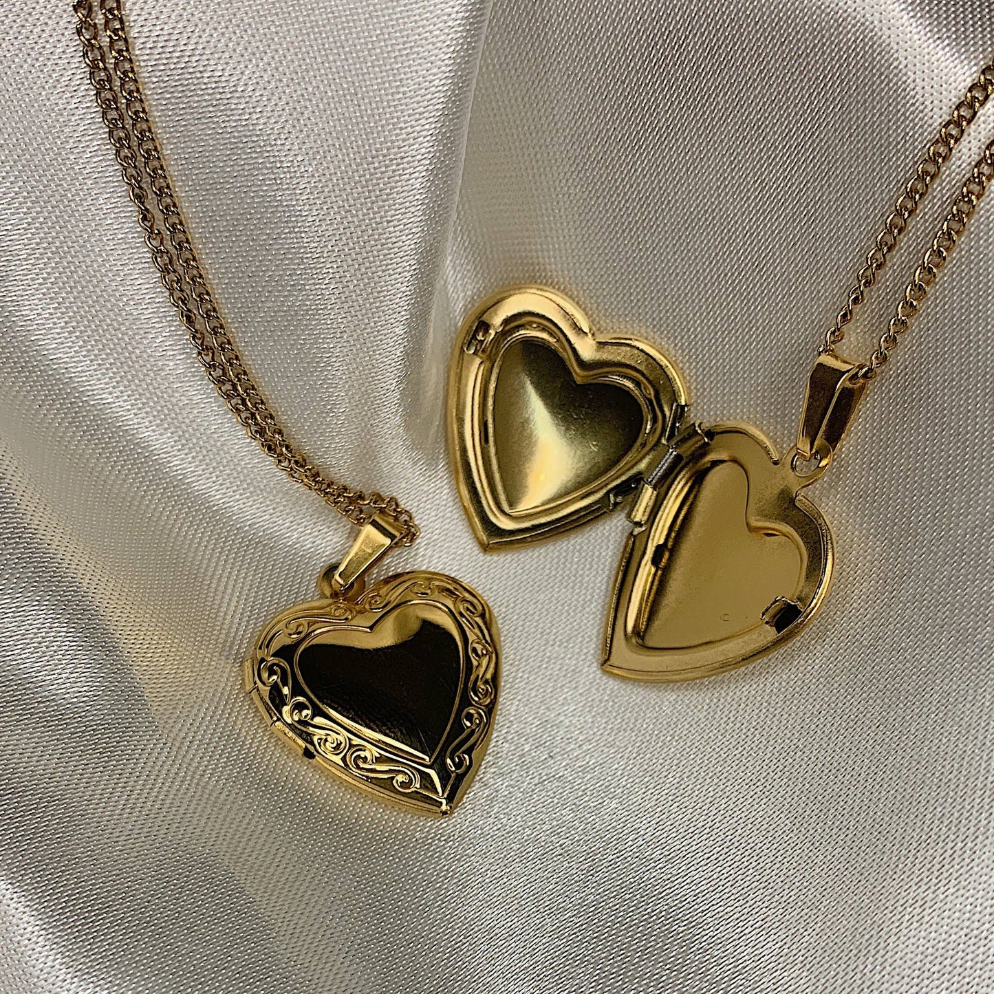 Gold Heart-shaped Locket